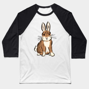 Brown Baby Bunny Baseball T-Shirt